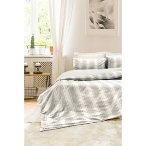 Lenjerie de pat dubla, L'essentiel Maison, Nenas, Bumbac, Antracit imagine