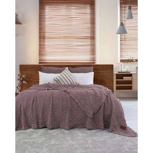 Cuvertura matlasata dubla, L'essentiel Maison, Oscar, Bumbac , Roz prafuit imagine