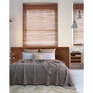 Cuvertura matlasata dubla, L'essentiel Maison, Oscar, Bumbac , Bej imagine