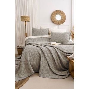 Set cuvertura de pat dubla 3 piese, L'essentiel Maison, Bambi, Bumbac, Bej imagine