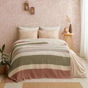 Cuvertură de pat King, L'essentiel Maison, Muslin, Bumbac , Multicolor imagine