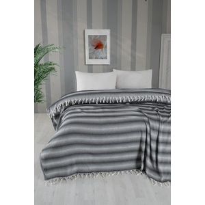 Cuvertura matlasata dubla, L'essentiel Maison, Milo, Bumbac;Poliester, Antracit imagine