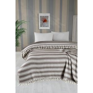 Cuvertura matlasata dubla, L'essentiel Maison, Milo, Bumbac;Poliester, Maro imagine