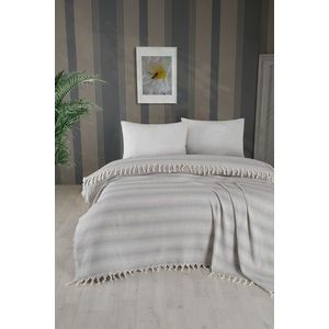 Cuvertura matlasata dubla, L'essentiel Maison, Milo, Bumbac;Poliester, Gri imagine