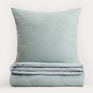 Lenjerie de pat dubla Riva, Homla, 160x200 cm, 3 piese, microfibra din poliester, verde fistic imagine