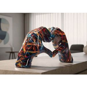 Decoratiune, Mauro Ferretti, Lover Psyco, 25x7.5x13.5 cm, polirasina, multicolor imagine