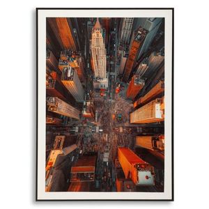 Tablou decorativ, Mauro Ferretti, New York -B, 72x102 cm, lemn de pin/canvas, multicolor imagine