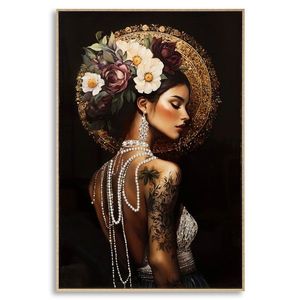 Tablou decorativ, Mauro Ferretti, Persian -A, 62x92 cm, lemn de pin/canvas, multicolor imagine