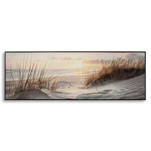 Tablou decorativ, Mauro Ferretti, Beach -A, 152x52 cm, lemn de pin/canvas, multicolor imagine