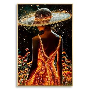 Tablou decorativ, Mauro Ferretti, Illumy -B, 62x92 cm, lemn de pin/canvas, multicolor imagine