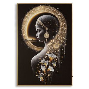 Tablou decorativ cu LED, Mauro Ferretti, Inda, 60x90 cm, lemn de pin/canvas, multicolor imagine