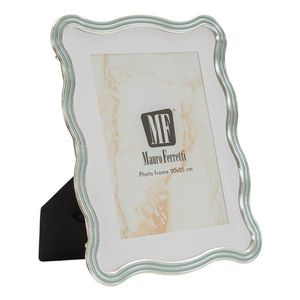 Rama foto, Mauro Ferretti, Elizabeth, 20x25 cn, zinc/sticla, albastru deschis/argintiu imagine