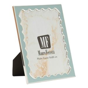 Rama foto, Mauro Ferretti, Juliette, 12.5x17.5 cm, zinc/sticla, albastru deschis/argintiu imagine