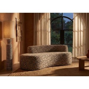 Canapea 2 locuri, Mauro Ferretti, Nairobi, 176x91.5x69 cm, poliester, multicolor imagine