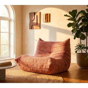 Fotoliu, Mauro Ferretti, Mask, 103x100x80 cm, ambalat vidat, poliester/burete, roz imagine