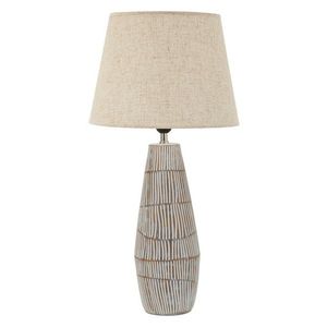 Lampa de masa, Mauro Ferretti, Hanoi, 35x69.5 cm, polirasina/fier/textil, multicolor imagine