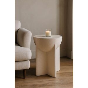 Masuta de cafea, Mauro Ferretti, History, 33.5x48.5 cm, utilizare interior / exterior, oxid de magneziu, crem imagine