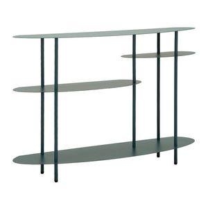 Consola, Mauro Ferretti, Saturn, 118x34x82 cm, metal, turcoaz imagine