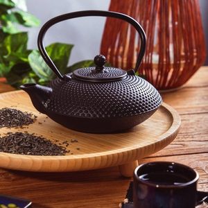 Ceainic Andreas, Homla, 17x16 cm, 0.8 L, fonta, negru imagine