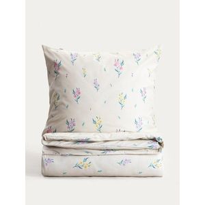 Lenjerie de pat dubla Floral Dream, Homla, 160x200 cm, 3 piese, microfibra din poliester, multicolor imagine