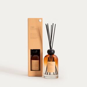 Difuzor de parfum cu betisoare Veluma, Homla, 500 ml, sticla, portocaliu imagine