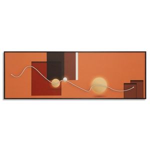 Tablou decorativ cu LED, Mauro Ferretti, Abstract, 150x50 cm, canvas/MDF, multicolor imagine