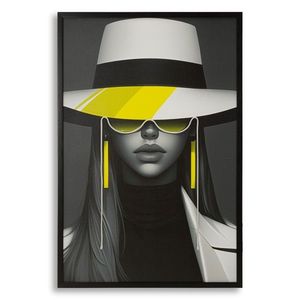 Tablou decorativ cu LED, Mauro Ferretti, Margot, 80x120 cm, canvas/MDF, multicolor imagine