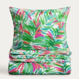 Lenjerie de pat dubla Verdera, Homla, 160x200 cm, 3 piese, microfibra din poliester, multicolor imagine