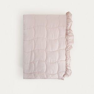 Cuvertura de pat Leona, Homla, 200x220 cm, poliester, crem imagine