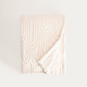 Patura Darin, Homla, 150x200 cm, poliester, ecru imagine