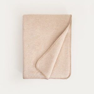 Patura Mallow, Homla, 150x200 cm, bumbac/acril/poliester, bej imagine