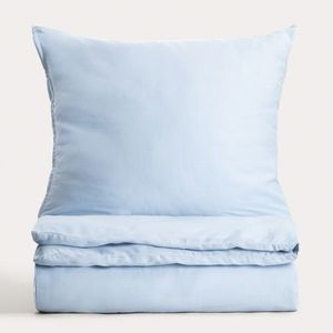 Lenjerie de pat King Size, Avelia, Homla, 200x220 cm, 3 piese, bumbac/poliester, albastru imagine