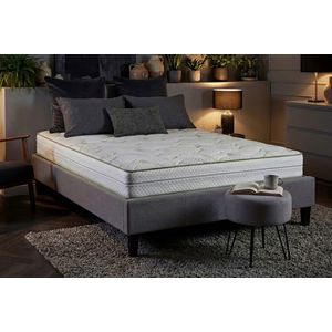 Saltea ortopedica Aloe Vera PLUS Dual Confort, 140x200x30cm, Memory 4 cm, 7 zone de confort, reversibila, fermitate medie imagine