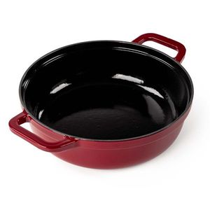 Tigaie inalta cu manere, Luigi Ferrero, Opera FR-3480, 34x26.8x8 cm, 3.5 L, fonta emailata imagine