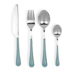 Set tacamuri 24 piese, Luigi Ferrero Norsk FR-2421CS, inox, albastru imagine