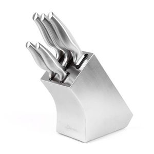 Set cutite in suport, 6 piese, Muhler, MR-681, inox imagine
