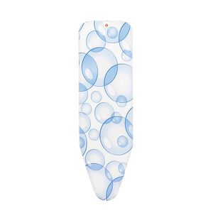 Husa pentru masa de calcat, Brabantia B, PerfectFlow Bubbles, 124x38 cm, 2 mm spuma, bumbac imagine