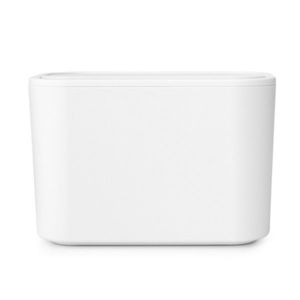 Cutie deseuri cosmetice, Brabantia, Waste Caddy, 15x8.5x9.8 cm, polipropilena, alb imagine