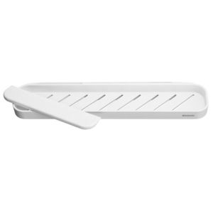 Suport accesorii dus + racleta, Brabantia, MindSet, 42.1x9x7.3 cm, aluminiu, alb imagine