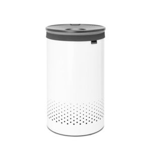 Cos de rufe, Brabantia, White, 60 L, 38x38x63.5 cm, otel, alb imagine