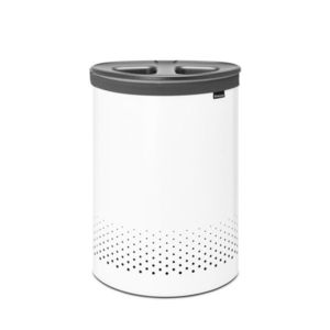 Cos de rufe, Brabantia, White Selector, 55 L, 29x45x63 cm, otel, alb imagine