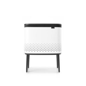 Cos de rufe, Brabantia, White, 60 L, 32x54x67 cm, polipropilena/otel, alb imagine