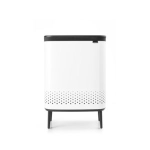 Cos de rufe, Brabantia, White, 2x45 L, 32x54x79 cm, polipropilena/otel, alb imagine