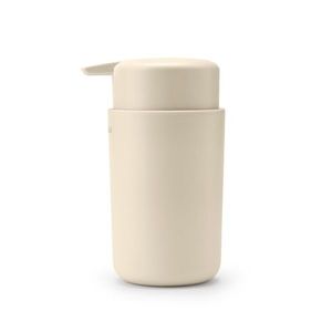 Dispenser sapun lichid, Brabantia, Soft Beige, 9.2x7.6x14.3 cm, 250 ml, polipropilena, bej imagine