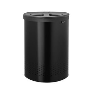 Cos de rufe, Brabantia, Matt Selector, 55 L, 29x45x63 cm, otel, negru mat imagine