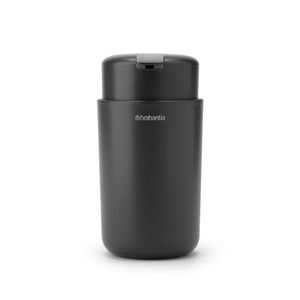 Dispenser sapun lichid, Brabantia, Dark Grey, 9.2x7.6x14.3 cm, 250 ml, polipropilena, gri inchis imagine