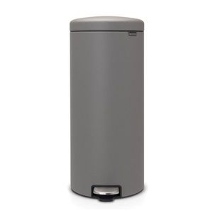 Cos de gunoi cu pedala, Brabantia, NewIcon, 30 L, 38x29.3x67.9 cm, otel, gri imagine