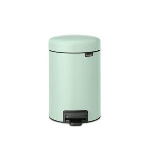 Cos de gunoi cu pedala, Brabantia, NewIcon Jade Green, 3 L, 23.5x16.8x26.4 cm, otel, verde jad imagine