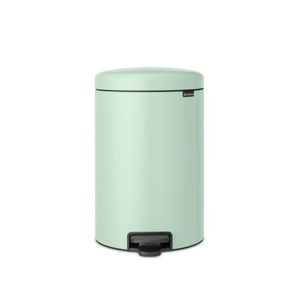 Cos de gunoi cu pedala, Brabantia, NewIcon Jade Green, 20 L, 38x29x46.7 cm, otel, verde jad imagine