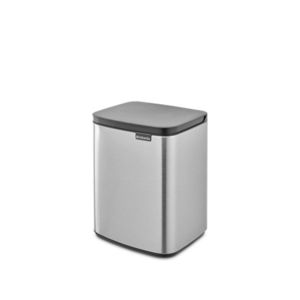 Cos de gunoi, Brabantia, Bo Small, 7 L, 20.7x24.2x31.7 cm, otel, argintiu imagine